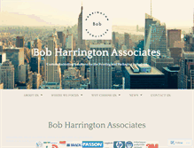 Tablet Screenshot of bobharringtonassociates.com